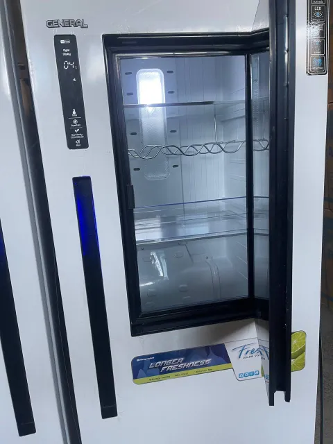 یخچال و فریزر دوقلو هوم بار شیشه ای