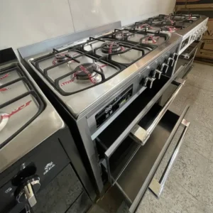 اجاق گاز استیل پارلا مدل تکنو کد ۹۱۷ با ۵ شعله پرفشار